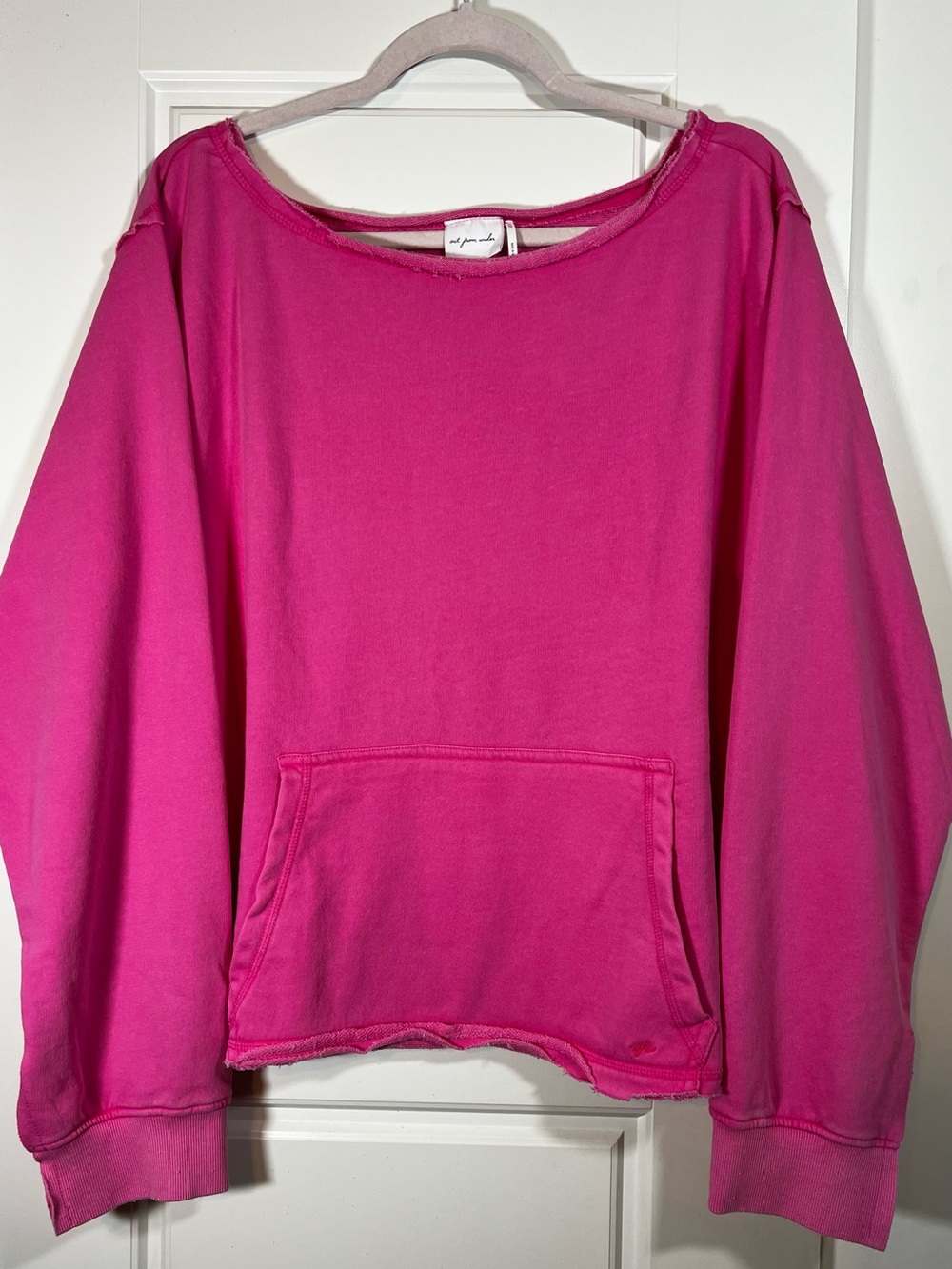 NEW Urban Outfitters women’s Hot Pink Pullover Sweatshirt -